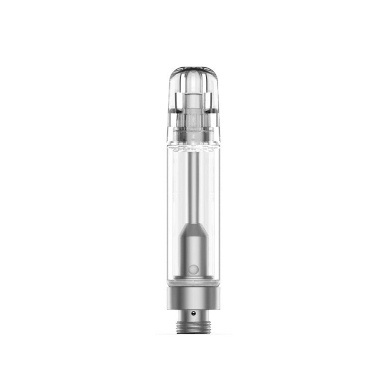 Empty uKERA 510 thread oil cartridges showcasing food-grade ceramic heating coils and medical-grade 316L stainless steel center posts.