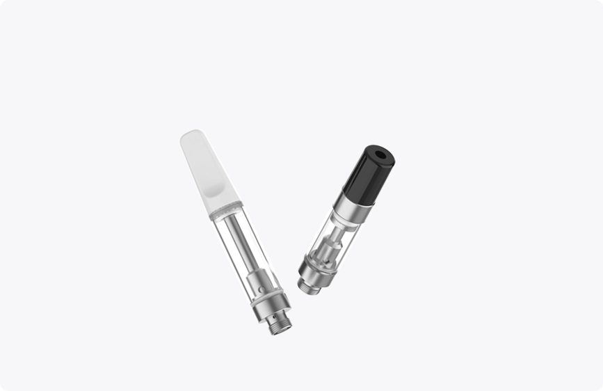 uKERA 510 thread oil vape cartridges designed for universal 510 battery connection with ceramic heating coils and glass tanks.