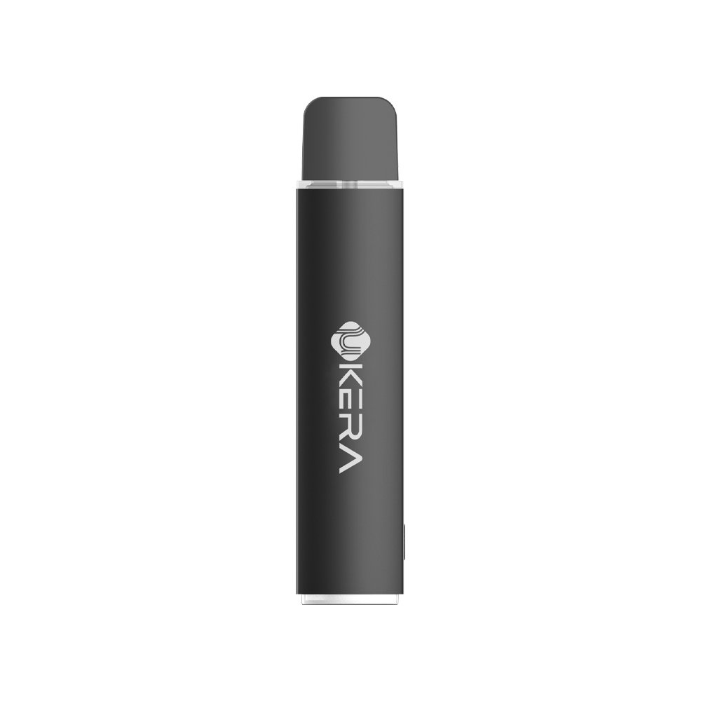 uKERA Ultra rechargeable vape pod system featuring a sleek battery casing, magnetic pod connection, and clear oil level viewing window.
