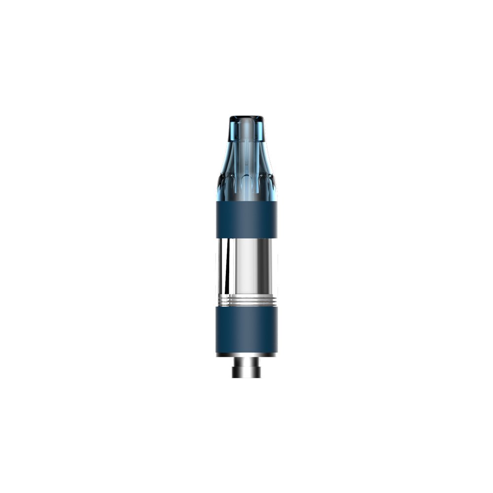 Empty uKERA Ultra Cart 510 thread oil cartridges shown in 1 capacity size with clear blue mouthpieces