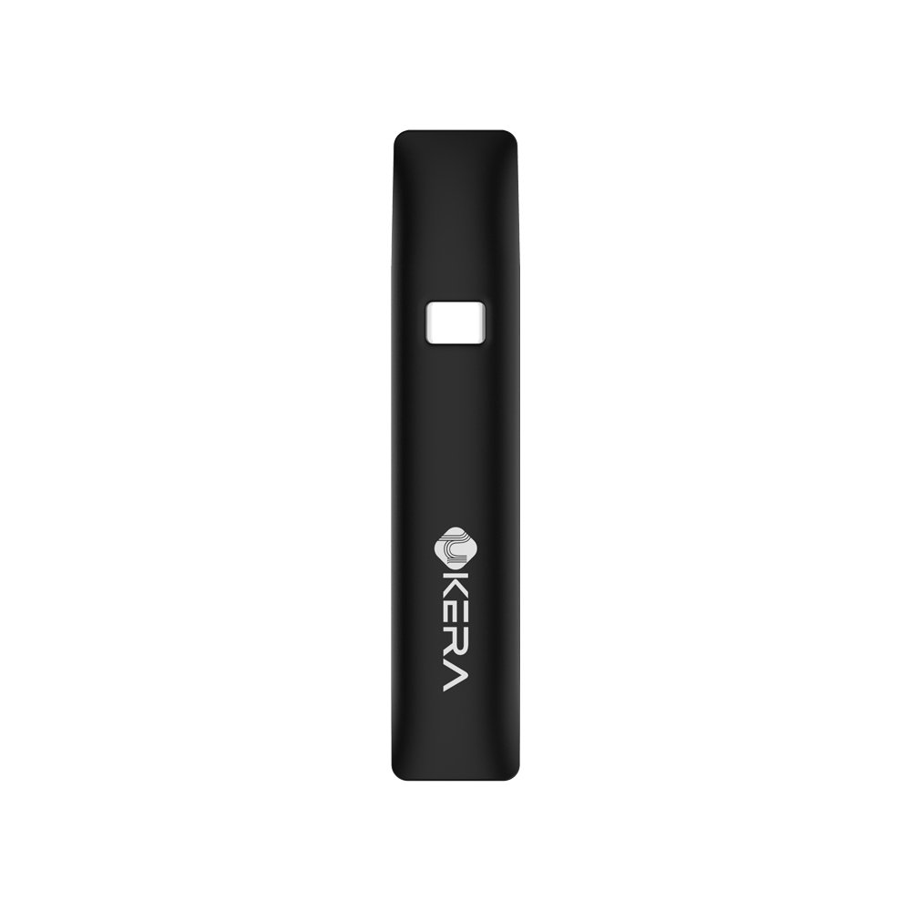uKERA Air ultra-slim 1.0g disposable vape pen featuring a lightweight ergonomic body and square oil window in a minimalist matte finish.