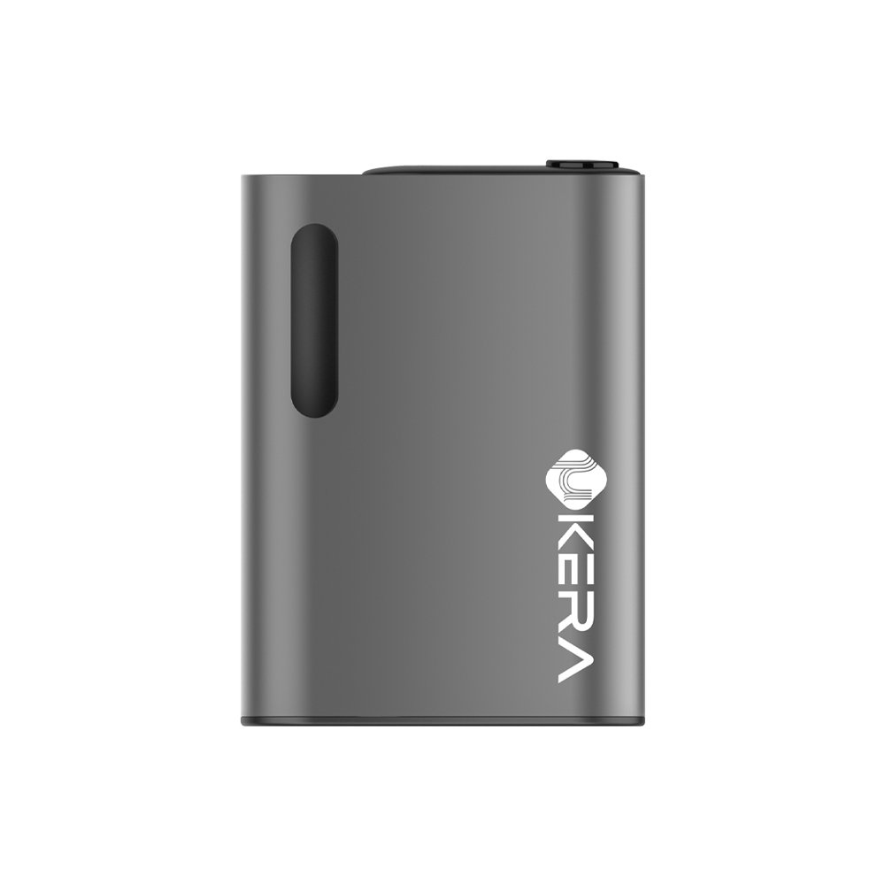 Compact uKERA VAULT SE concealed 510 vape battery featuring a lightweight palm-sized aluminum shell for discreet portable vaping.