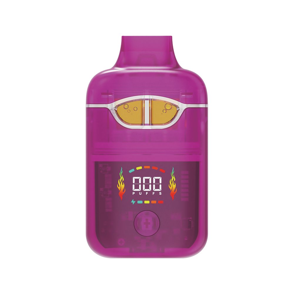 Ukera G192 disposable vapes featuring 3-level voltage adjustment, ceramic heating coils, and preheat function with a digital display.