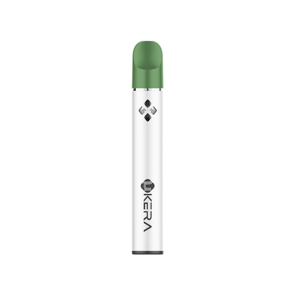 uKERA GP disposable vape pens showcased in a variety of vibrant custom colorways with custom-printed brand logos.