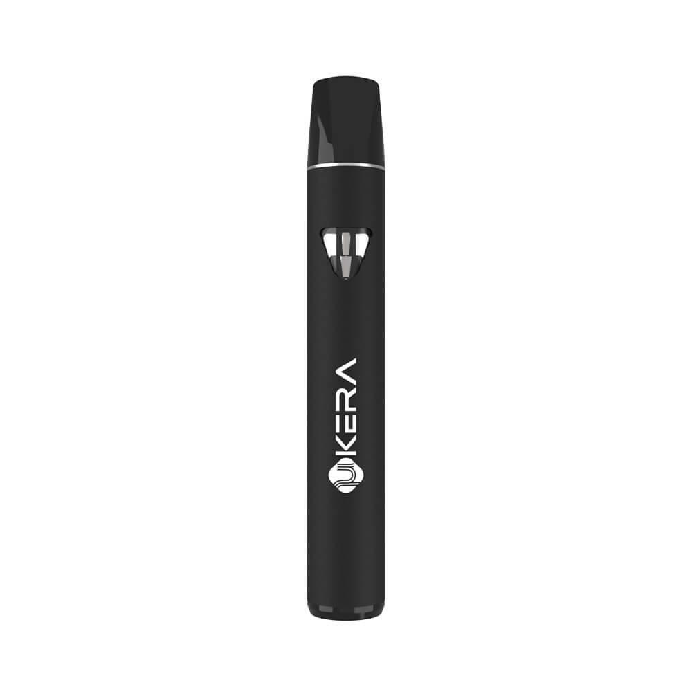 uKERA GPSE disposable THC vape hardware featuring sleek ceramic heating technology and transparent oil window for oil brands.